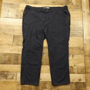 Carhartt Rugged Flex Canvas‎ Work Pants Women’s 24W Regular Navy Loose Fit